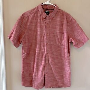 Mens’ Hurley Short Sleeve Button Down Shirt Size L
